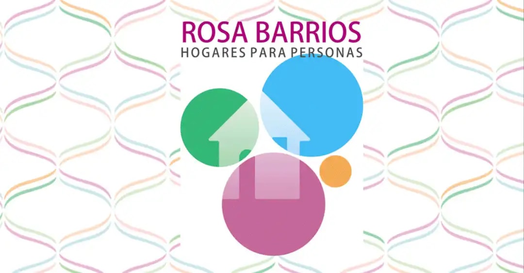 Logo de ROSA BARRIOS "HOGARES PARA PERSONAS"