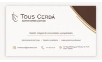 Logotipo de Tous Cerdá Inmobiliaria